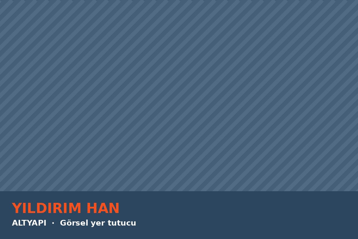 Altyapı çalışması